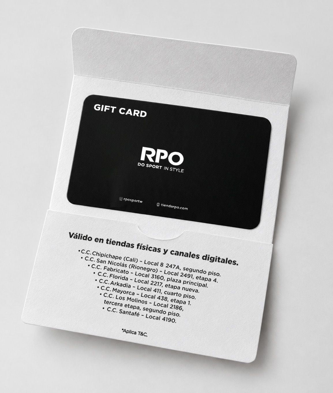 E- GIFT CARD